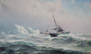 The Ship Gjoa in the Northwest Passage
