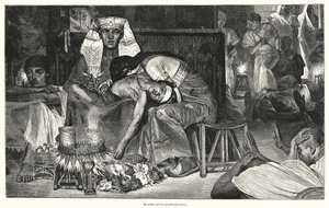 Death of the Firstborn: the last of the Ten Plagues of Egypt by Lawrence (after) Alma Tadema