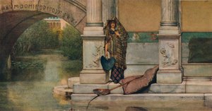 Fishing, 1875 by Lawrence Alma Tadema