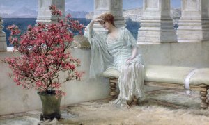 Her eyes are with her thoughts and they are far away, 1897 by Lawrence Alma Tadema