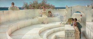 Under the Roof of Blue Ionian Weather by Lawrence Alma Tadema