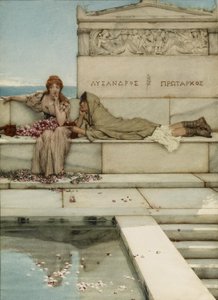 Xanthe and Phaon, 1883 by Lawrence Alma Tadema