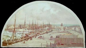 The Great Flood of Chicago in 1849 by Lawrence Carmichael Earle
