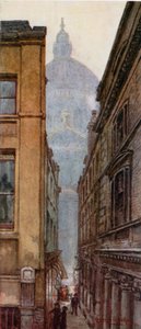 The Dome (North Transept) from Paternoster Row by Lawrence Deller