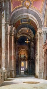 The South Choir Aisle, Looking West by Lawrence Deller