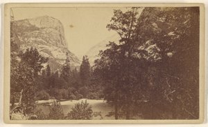 Mirror Lake, Yosemite Valley, Mariposa Co. by Lawrence and Houseworth