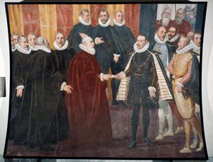 Meeting of Doge Giacomo Durazzo Grimaldi and Infant Don Juan of Austria