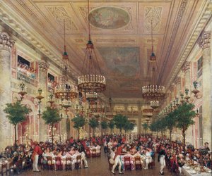 Banquet given at the Tuileries for the marriage of Leopold I to Princess Louise Marie of Orleans