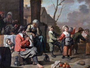 Peasant Children Dancing, 1650s by Le Nain Brothers