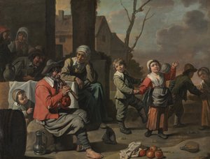 Peasant Children Dancing