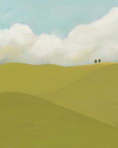 Clouds and Fields, c.2018 by Leah Straatsma