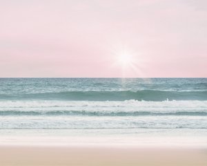 Pink Beach by Leah Straatsma