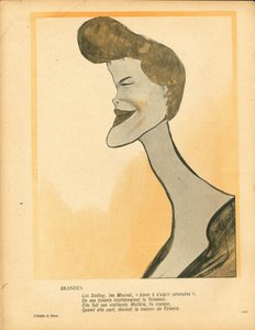 The Butter Plate, number 94, Satirical in Colors