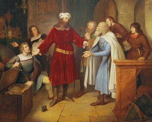 Leopold of Babenberg Hands Over His Treasures to the Citizens of Vienna