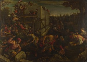 The Tower of Babel by Leandro Bassano