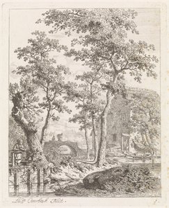 Farm by the Water (Landscapes with Figures series) by Leendert Overbeek