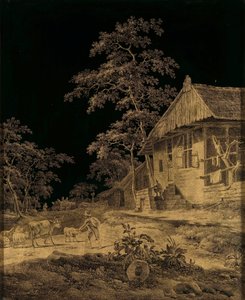 Shepherd at a Farmstead