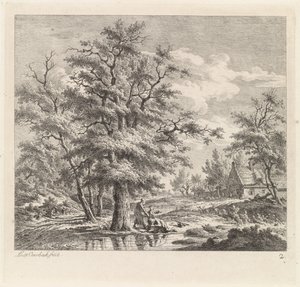 Two Boys by a Lake