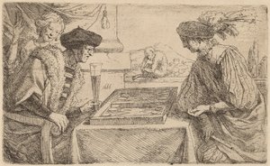 The Board Players by Leendert van der Cooghen