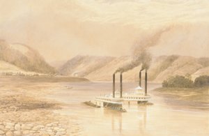 The Ohio River near Wheeling, West Virginia, 1859-60 by Lefevre James Cranstone
