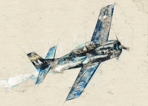 Blue Warbird Flight