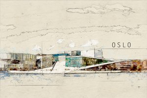Oslo Opera House Sketch