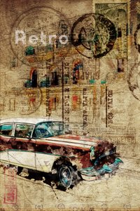 Rusty Retro City Car
