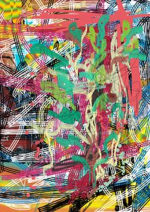 Vibrant Abstract Tangle