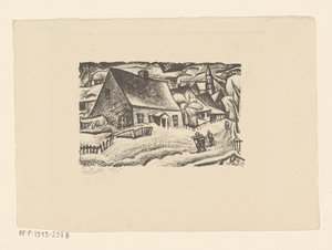 Altenberg (Ore Mountains) by Leo Gestel (signed by artist)