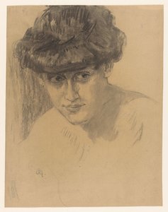 Bust of a Woman with Hair Up by Leo Gestel (signed by artist)