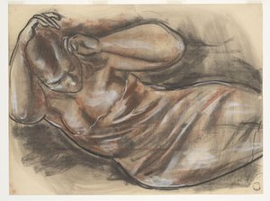 Reclining Nude by Leo Gestel (signed by artist)