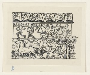 Horses, Dancing People, and Masks