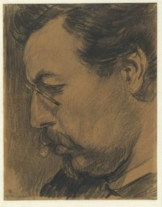Portrait of Leendert Adriaan Schilt by Leo Gestel (signed by artist)