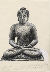 Buddha at Borobudur