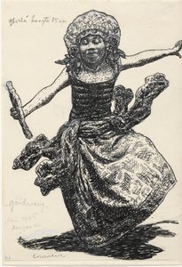 Gandrung Dancer in Ampenan by Leo Gestel