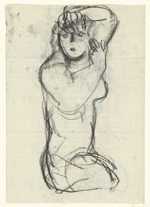 Kneeling Naked Woman
