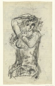 Naked Sitting Woman by Leo Gestel