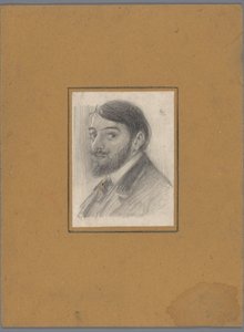 Self-Portrait of Leo Gestel by Leo Gestel
