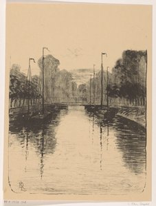 Canal in Utrecht by Leo Klein von Diepold