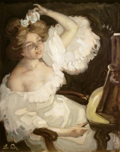 In Front of the Mirror by Leo Putz