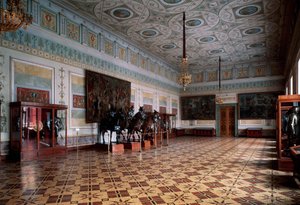 The Knight Hall Arsenal of the Hermitage in Saint Petersburg by Leo von Klenze