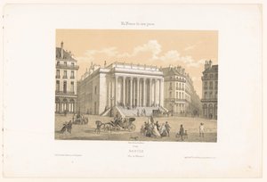 View of the Théâtre Graslin in Nantes (Contemporary France)