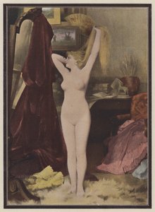 The model by Leon Auguste Cesar Hodebert