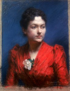 Madame Lambert by Leon Augustin Lhermitte