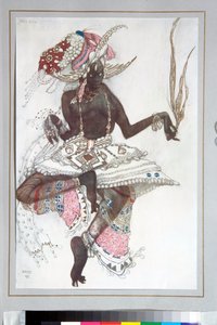 Ballets Russes - Costume Design by Leon Bakst for the Ballet "The Blue God" by Michel Fokine by Leon Bakst