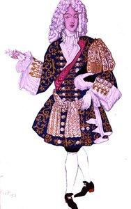 Costume design for The English Bridegroom, from Sleeping Beauty