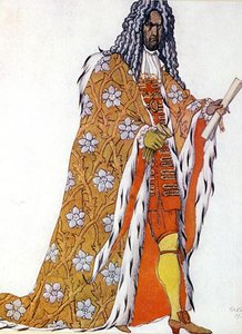 Costume design for The Master of Ceremonies, from Sleeping Beauty by Leon Bakst