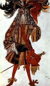 Costume design for a Minister, from Sleeping Beauty