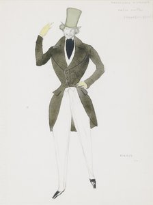 Costume Design for the Ballet Carnaval by R. Schumann by Leon Bakst