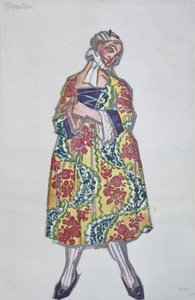 Costume Design for the Ballet Le Donne di Buon Umore by C. Goldoni, 1917 by Leon Bakst